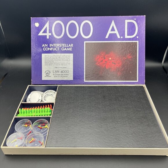 VTG 4000 A.D. An Interstellar Conflict Game 1972- 100% COMPLETE Board Game Space - Picture 8 of 15